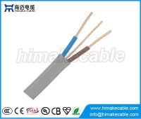 China Flat 3 core electrical cable twin with earth BS standard 6242Y manufacturer