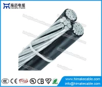 China Overhead Cable ABC Aerial Bounded Cable Triplex Service drop cable manufacturer