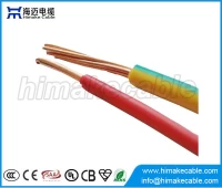 الصين جوهر واحد PVC معزول الأسلاك البلاستيكية واﻻنقسام 0.6/1KV الصانع