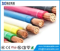 China UL 600V Kupferleiter PVC isoliert Nylon ummantelt Elektrokabel THWN THHN Hersteller