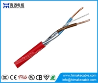 China Shielded red fire alarm cable 250V/250V Hersteller