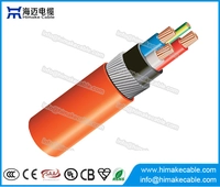 China Stahldraht gepanzerten XLPE kreisförmige Orange Kabel 0,6/1KV Hersteller