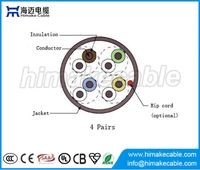 China UTP Cat3 LAN-kabel met CCA of BC conductor fabrikant