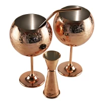 Indulge in the Ultimate Luxury with Stainless Steel Ball Wine Glasses