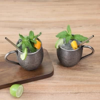 3D Etched Moscow Mule Cup: A Revolution in Icy Tasting with Dual Textures