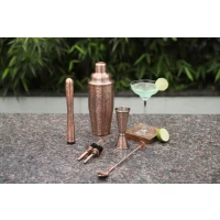 Elevate Your Mixology Game: Skycorps Copper-Plated Cocktail Shaker Set Review