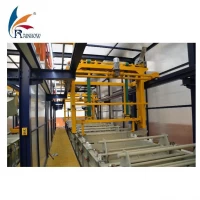 Çin Ekstra uzun çinko kaplama hattı yüksek verimli elektrolizasyon makinesi rafı kaplama ekipmanı üretici firma