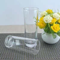 China 12 oz water glasses cheap clear drinking cups quality everyday drinking glasses wholesale manufacturer