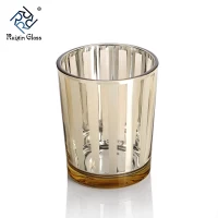China Clear candle holders cut glass votive candle holders wholesale manufacturer