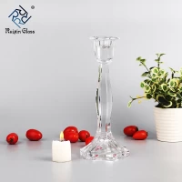 China Restaurant decoration small stripe glass vase wholesale manufacturer