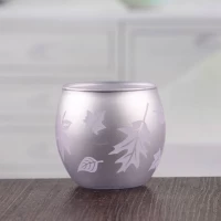 porcelana Soportes de velas de vidrio vela votiva pequeños titulares de vela baratos al por mayor fabricante