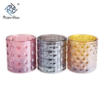China Quadratische Kerzenhalter schöne kleine Keramik Kerzenhalter Großhandel Hersteller