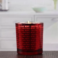 China Stained glass candle holder red candle holder wholesale manufacturer