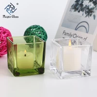 China Wholesale votive holders decorating glass candle holders on sale manufacturer