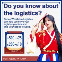 [Aperçu en direct] Diffusion en direct de Sunny Worldwide Logistics, commençant officiellement le 1er septembre