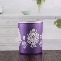 Chine Porte-bougies violet violet fabricant de bougies en verre fabricant