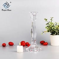 porcelana Decoración del restaurante pequeño jarrón de vidrio a rayas al por mayor fabricante