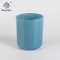 China Großhandel hochwertige Keramik Kerzenhalter blau Kerzenhalter 3er Set Hersteller
