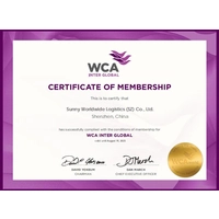 Sunny Worldwide Logistics дебютирует на глобальном мероприятии WCA (World Cargo Alliance) в Дубае, Объединенные Арабские Эмираты.