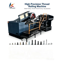 China High Speed Automatic Flat Die Thread Rolling Machine Industrial Screw Bolt Thread Forming Machine manufacturer