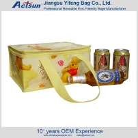 China Recyclable Laminated PP Woven Insulated Cooler Bag manufacturer