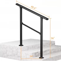 Chine Rails à main pour marches extérieures, 3 pas d'escalier et kit de garde-corps d'escalier intérieur fabricant