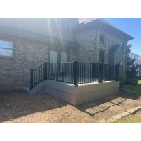 China Cheap Price Aluminum Balustrade Handrail Railing Balcony Staircase Aluminum Picket Railing manufacturer