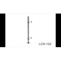 China 1.1 meter height stainless steel glass spider balustrade post LCH-122 of glass railing system manufacturer