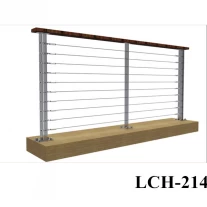 China outdoor wire deck railing manufacturer