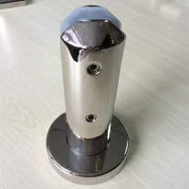 Cina 316 polished stainless steel glass spigot round base deck mount spigot produttore