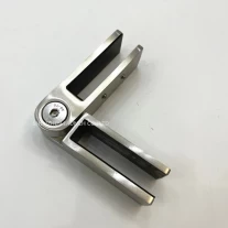 China 316 stainless steel adjustable glass railing bracket glass to glass clamps manufacturer