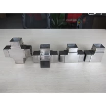 Cina 40x40x1.5mm quadrati quare tubo connettore per tubo in acciaio inox produttore