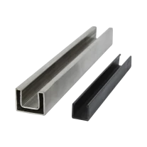 China 5.8 meter stainless steel mini slot rail for glass fencing or balcony manufacturer