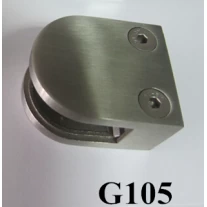 China 54x45x28mm Edelstahl D Glasklemme für 12 mm gehärtetem Glas Geländer Hersteller