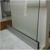 Chiny frameless glass railings for decks aluminum U channel producent