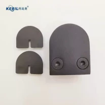 China Corpo de vidro de aço inoxidável cor preta grampos de vidro grampos de vidro suportes fabricante