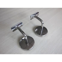 China Cheap Brushed Stainless Steel Round Handrail Bracket manufacturer