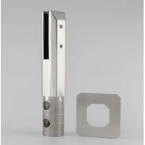 China China Heavy Duty Stainless Mini Handrail Post Core Drill Glass Spigot SCM manufacturer