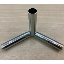 China Colored-plating Galvanized 3 Way High Peak Fitting 120 Degree Elbow Joint for 1" Pipe manufacturer