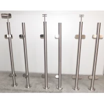 China Glass Railing Diameter 50.8mm Stainless Steel Balustrade Handrail Post manufacturer