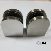 China Glasklem / glas clip voor roestvrij staal glazen balustrade G104 fabrikant