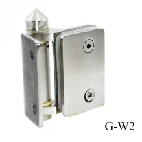 China Glass to flat wall/post stainless steel glass door hinge manufacturer