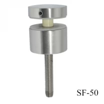 China Hot venda, entrega rápida inoxidável pin impasse vidro aço (SF-50) para trilhos de vidro e balaustrada fabricante