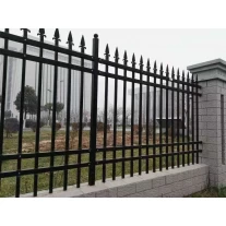 China Ornamental galvanized steel picket fence manufacturer