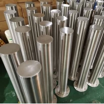 China Round Safety Protection Metal Barrier Outdoor Street Stainless Steel Security Road Traffic Parking Bollard manufacturer