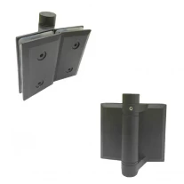 China Self-Closing 316 Stainless Steel Glass Door Hinges For Pool Gate manufacturer