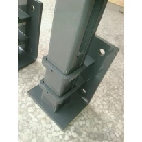 China Side mounted square aluminum post for balcony manufacturer
