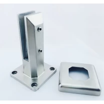 China Square Marine Grade Spigot for 12mm frameless glass fabricante