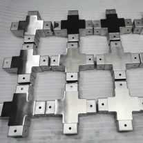porcelana Conectores de tubo cuadrado accesorios de canales de canales de escalera fabricante