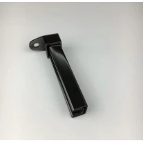 China Stainless Steel Electroplated Black Finish Capping Rail for Glass Balustrade manufacturer